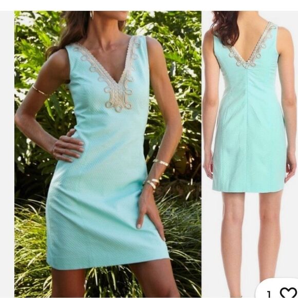 Lily Pulitzer Mint Green Sleeveless Dress Sz 4 - Picture 1 of 5